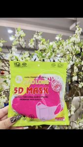 Túi 10 Khẩu Trang 5D Bảo Long Có Nhiều Màu - LCXKT11