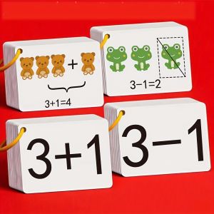 132 Addition and Subtraction Cards a Complete Set to Help Young Children Develop Their Arithmetic Skills Early on | Addition Subtraction Multiplication and Division Mental Arithmetic Flashcards Exercise Childrens Mathematical Thinking and Concent...