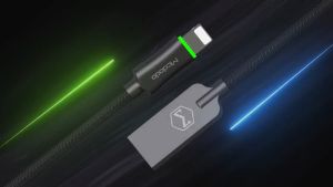 ORIGINAL MCDODO AUTO POWER OFF CABLE 3A FAST CHARGING CABLE AUTO DISCONNECT FAST CHARGE CABLE COMPATIBLE FOR APPLE