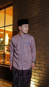 Baju Koko Pria Lengan Panjang Motif Yisunsin Lilak Baju Muslim Terbaru Bisa Cod Bahan Katun Toyobo