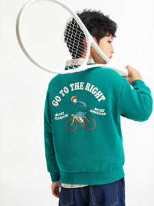 Semir | Round Neck Loose Drop Shoulder Fall Sport Style Printed School Style Boys Hoodie
