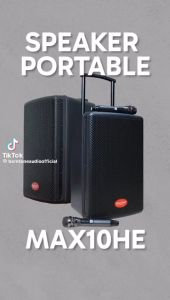 BareTone Portable Speaker With USB/Bluetooth (10"/150W) MAX10HE