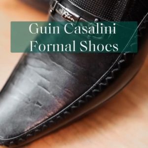 Guin Casalini Sepatu Formal Pria Kulit Pantofel Kantor G-BV020 - Black
