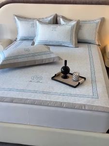 Bộ Đệm Làm Mát Bằng Gấm Băng Có Thể Giặt Được Kháng Khuẩn