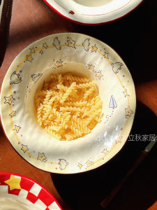 Cute Ceramic Soup Bowl High Aesthetic Value Instant Noodles Yogurt Lychee Soup Fruit Salad Bowl Chinese Ceramics Daily Use