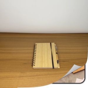 Digiprints PH - Bamboo Spring Notebook with Ballpen (14cm*18cm)