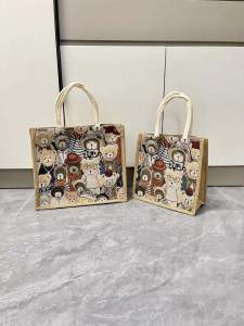 Large Capacity Canvas Tote Bag: A Stylish & Functional Women's Commuter Handbag