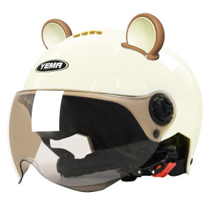 Yema | Summer Lightweight Cute Sun Protection Half Helmet for Motorcycle and Electric Bike