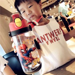 600ML Disney Cartoon Cup Children S Cup Tritan Material Plastic Cup Cute Water Bottle Bottles