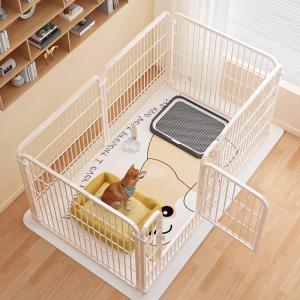 LIWAN | Modular Pet Fence Cage for Medium and Small Dogs Increased Height and Thickness