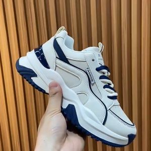 พร้อมส่ง 2025สไตล์ใหม่ รองเท้าผ้าใบผู้หญิง รองเท้าวิ่งลำลอง รองเท้าArgan เสริมส้น 5 ซม (เชือกผูกรองเท้า 2 สี )