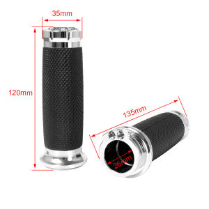 Tay Nắm Ghi Đông Xe Máy Màu Đen 1 Inch 25mm Dành Cho Harley Sportster 883 1200 Softail Fat Boy Touring Road King Dyna 7/8 22mm Bằng Nhôm