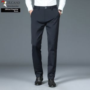 TUCANO | Loose Straight Summer Lightweight Mens Business Casual Trousers