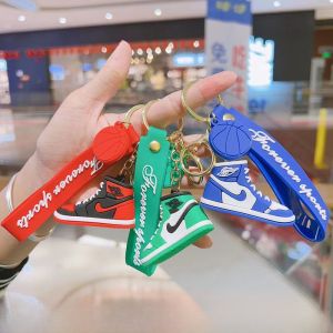 3D Basketball Shoe Model Car Keychain Pendant Sneaker Key Gift Item Other Brand  Blind Box