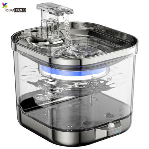 IPSKY Pet Fountain WF190 Wireless Cat Water Dispenser Rechargeable Dog Waterer 2.0L