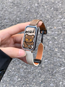 Uhada Leather Magnetic Sport Bracelet for Xiaomi Band 9Pro/NFC Universal Autumn Winter 8Pro Men Women Personalized Replacement Band