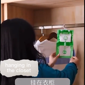 20packsHanging Dehumidifier Bags – Moisture Absorber & Mold Prevention | Safe for Home & Baby