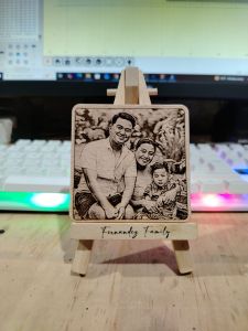 Personalized Engraved Photo Frame with Free Standee Perfect for Family Picture