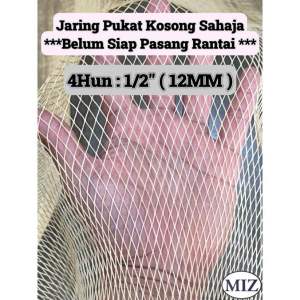 Cut : 210/5 x 1/4" 5/16" 3/8" 1/2" 5/8" 3/4" Fishing Net Pukat Anak Udang Pukat Nylon Pukat Benang Pukat Kuning