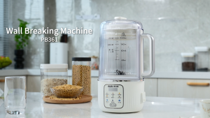 1200ML Mini Smart Wall Breaker Blender Silky-Smooth taste with Enhanced Thickness External Sound Hood Upgrade Multi-function Self Cleaning Household Soy Milk Maker