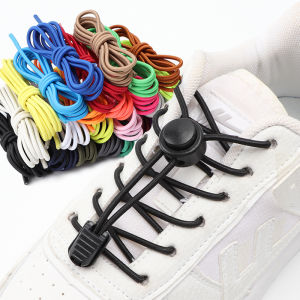 No-Tie Shoe Laces: Spring Button-Up Elastic Shoelaces & Accessories