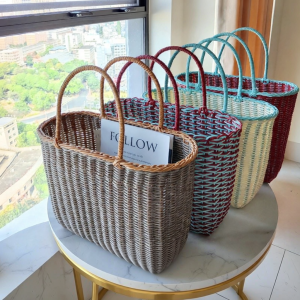 MEISITEKEKE | Luxury Style Rattan-like Large Basket