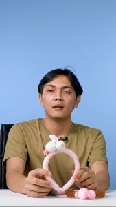 Bando Bulu Kelinci & Headband Motif Kelinci Lucu untuk Anak-Anak