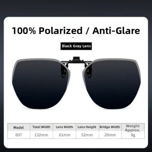 JIFANPAUL | Clip-on Prescription Sunglasses with Polarized Lenses for Day and Night Use