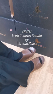 AROMA POLO SANDAL PEREMPUAN/WOMENS SANDAL(AP78510 SIZE 36-41)