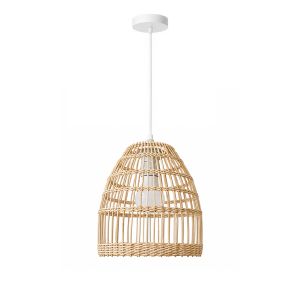 JOYINLED Japanese Style Woven Handmade Pendant Lights Restaurant Bedroom Study Room Chandelier Pastoral Rattan Tatami Home Decor