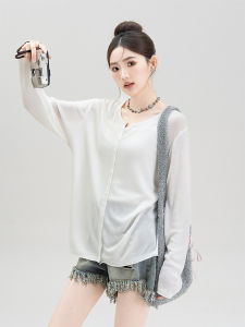 Nurture One | Áo Khoác Cardigan Mỏng Dài Tay Chống Nắng Phong Cách Mùa Hè