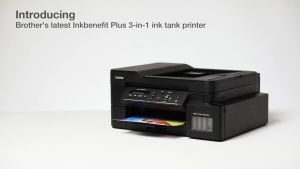 Brother DCP-T820dw Ink Tank w/ Original Ink Printer with Scanner and Xerox Long Legal ADF Continuous Ink CISS 220gsm Duplex Printing Automatic 2-sided Borderless | Brother Official Flagship Store Partner Dealer | Print Scan Copy T820 T820DW