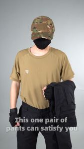 IDOGEAR Tactical Pants With Large Pockets Ranger Green Cargo 3213
