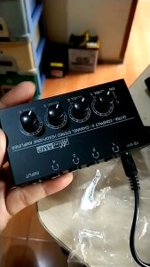 BERGARANSI TaffSTUDIO HA400 MicroAMP Audio Amplifier Mini Headphone 4 Channel Stereo