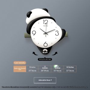 ZEDUO | Living Room Creative Wall Clock 2025 New With Nightlight