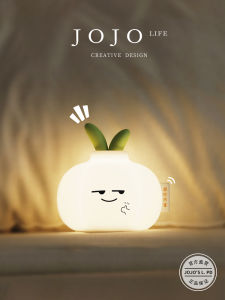 Silicone Garlic Night Light Bedroom Desktop Decorations Touch Control Low Voltage Non Intelligent Operation Home Decor Lighting