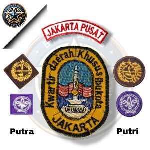 SET ATRIBUT LOKASI PRAMUKA KWARCAB DKI JAKARTA BORDIR