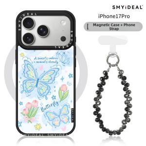 Smyideal | Magnetic Phone Case Blue Butterfly