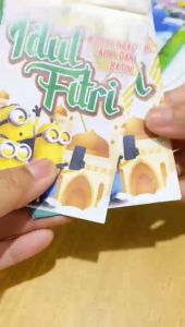 Amplop Lebaran Karakter Kartun Isi 5Pcs Ukuran Kecil Amplop Lebaran Idul Fitri Motif Uang 5 Pcs Ukuran Besar Amplop THR Murah PTT