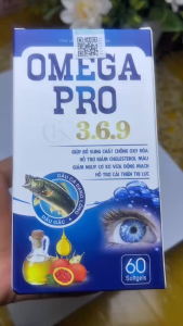 Omega Pro – Dầu Cá Omega 3 Cao Cấp Cho Não Bộ Thị Lực & Tim Mạch