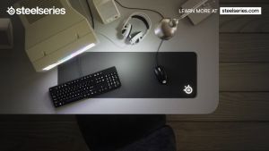 SteelSeries QcK Edge Gaming Mousepad แผ่นรองเม้าส์ แบบ Control รุ่นเย็บขอบ ผ้า Micro-woven cloth