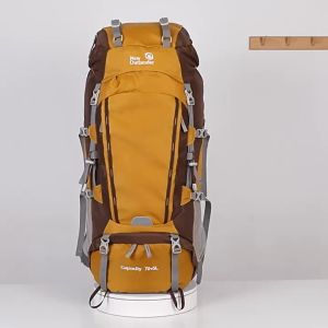 Ready Stock New Outlander 75L Hiking Backpack Large Capacity Camping Backpack with Rain Cover Shoes Warehouse