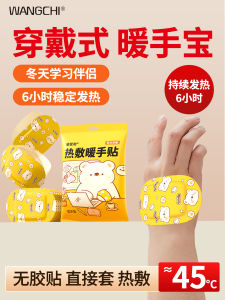 Netchi Steam Hot Pack Hand Warmer Heating Pads Cold-Proof Wearable Glue-Free Hand Warmer for Work and Study
