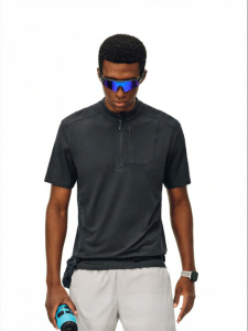 FPA | Sport Stand-up Collar Half-zip Short-sleeve Summer T-shirt