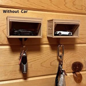 Car Garage Key Holder With Opening Door Wall Hanging Key Holder Fun 3D Printed Key Organizer Easy Installation Wall Decoration
