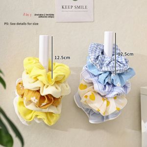 Wall-Mounted Hair Accessory Organizer Punch-Free Hairpins/Hairbands Headband Hair Circlip Rubber Band Childrens Jewelry Box Wall-Mounted Handy Gadget
