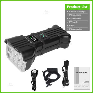 RGB Bicycle Tail Light Portable USB Rechargeable Bicycles Accessories Road Cycling Waterproof Outdoor Riding Bike Flashlight