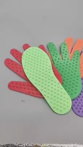 1 Pair Childrens Feelings Tactile Training Toy Hand and Feet Sensory Training Pad