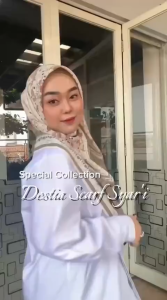 Nafisa Avina Scarf Segiempat Voal Motif Hijab Voal Motif Premium Lasercut Packaging Pouch