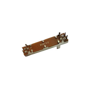 5 Chiếc 45mm Chiết Áp Trượt Thẳng A10K B10K Dual Stereo Fader Mixer Handle 15mm - Thành Phần Kỹ Thuật Âm Thanh